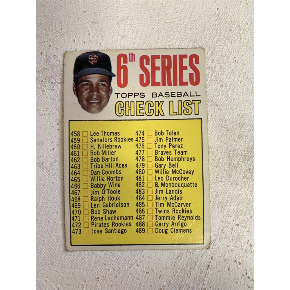 1967 Topps MLB 5th and 6th Series Checklists - Picture 2 of 2